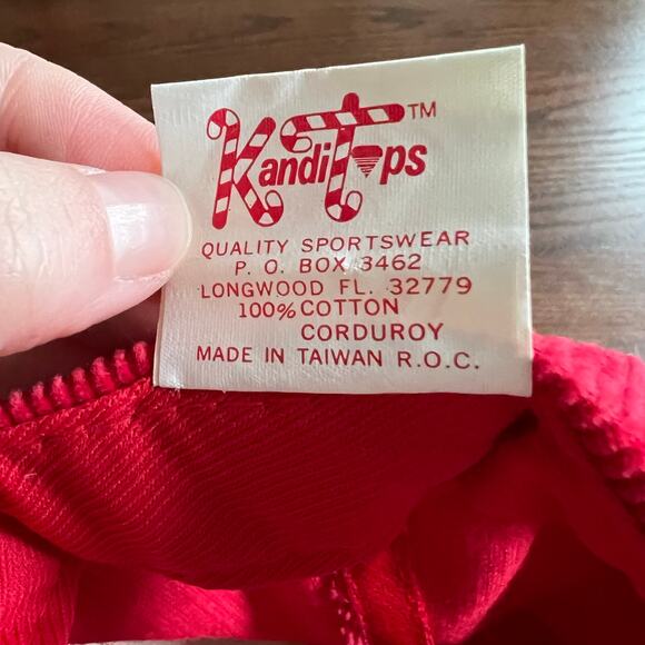 VTG 90s Rosie O’Gradys Good Time Corduroy Snap Back Trucker Hat Red Adjustable - Picture 5 of 7